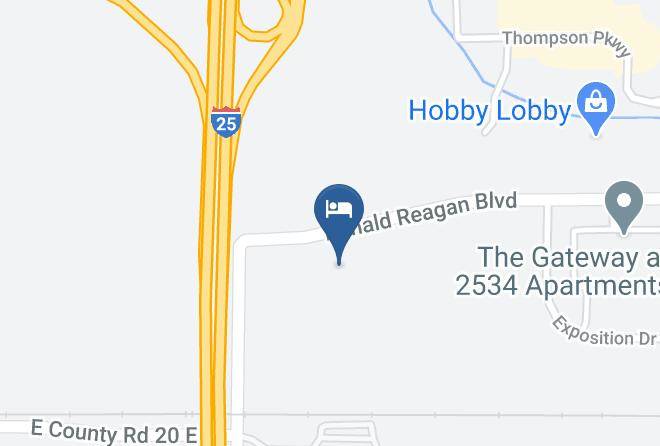 Hawthorn Suites By Wyndham Loveland Map