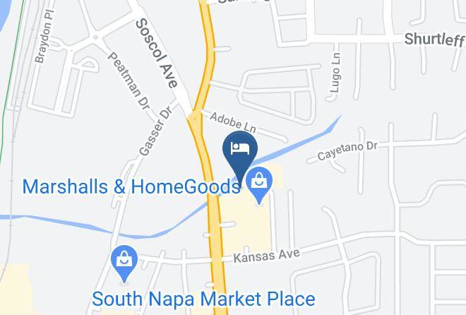 Napa - Hawthorn Suites By Wyndham Napa Valley Maps