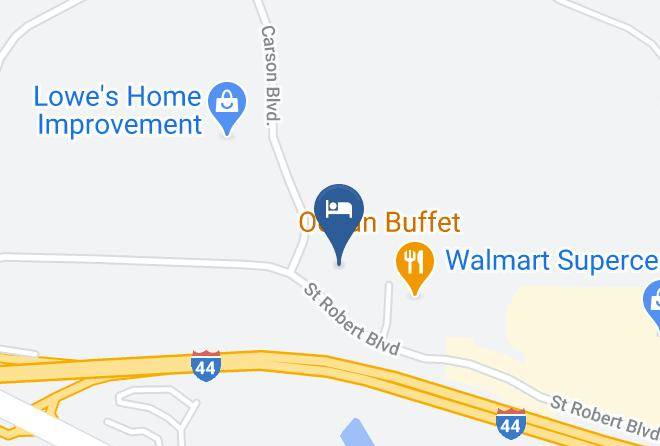 Hawthorn Suites By Wyndham St Robert Ft Leonard Wood Map