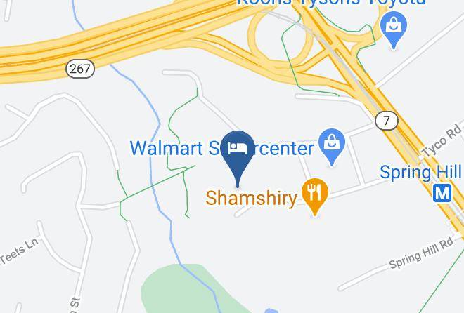 Fairfax - Hawthorn Suites By Wyndham Vienna Tysons Corner Maps