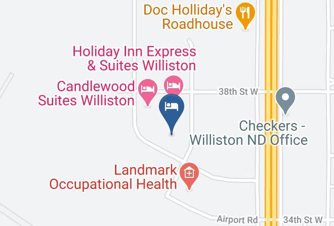 Williams - Hawthorn Suites By Wyndham Williston Maps