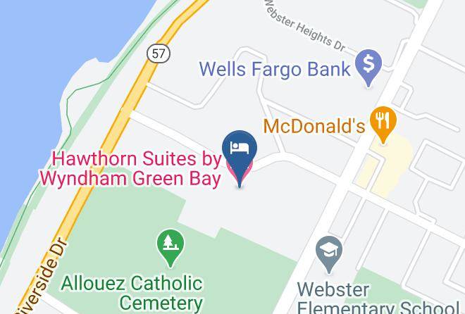 Brown - Hawthorn Suites By Wyndham Green Bay Maps