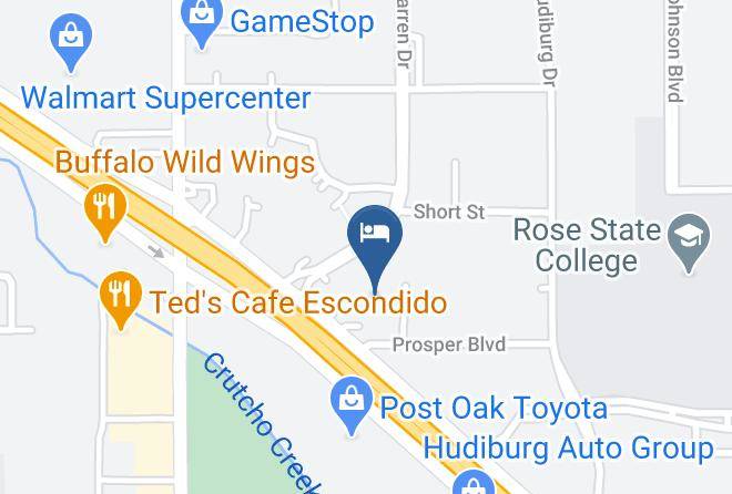 Oklahoma - Hawthorn Suites By Wyndham Midwest City Tinker Afb Maps