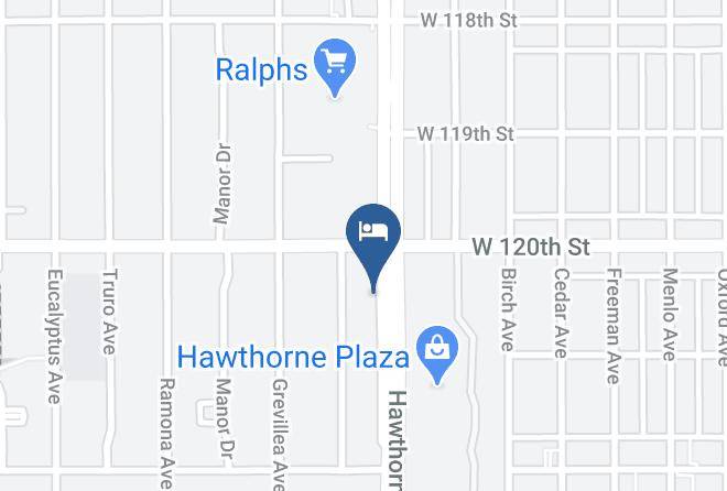 Los Angeles - Hawthorne Plaza Inn Maps
