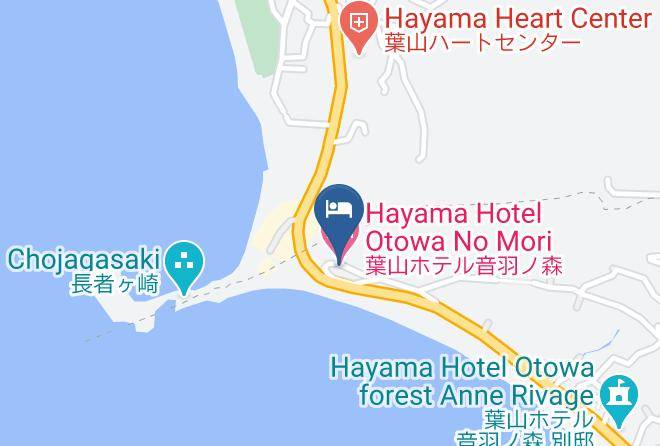 Yokosuka City - Hayama Hotel Otowa No Mori Maps