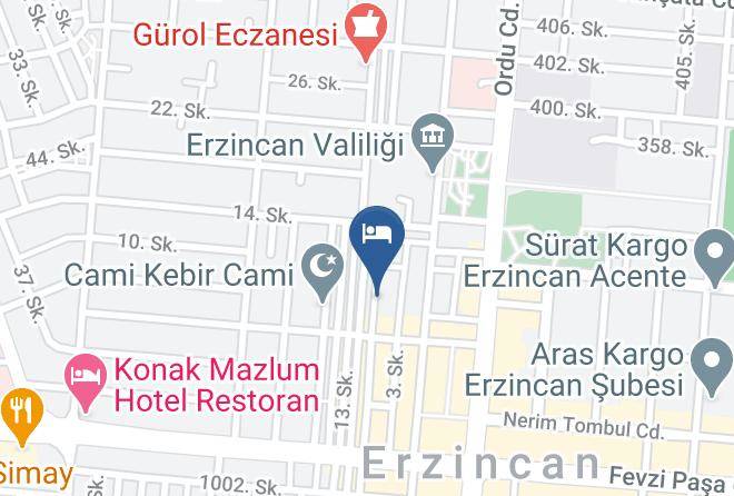 Erzincan Inonu - Hayat Palas Maps