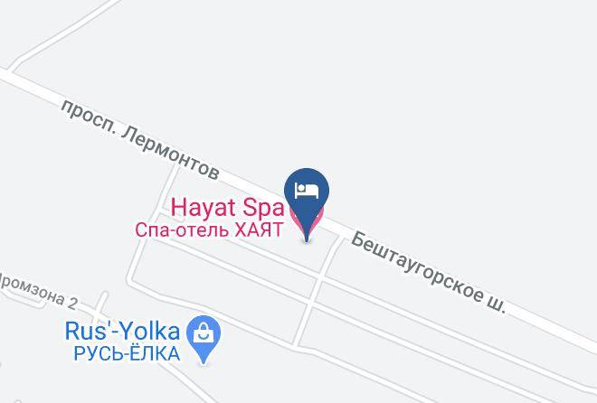 Pyatigorsk - Hayat Spa Hotel Maps