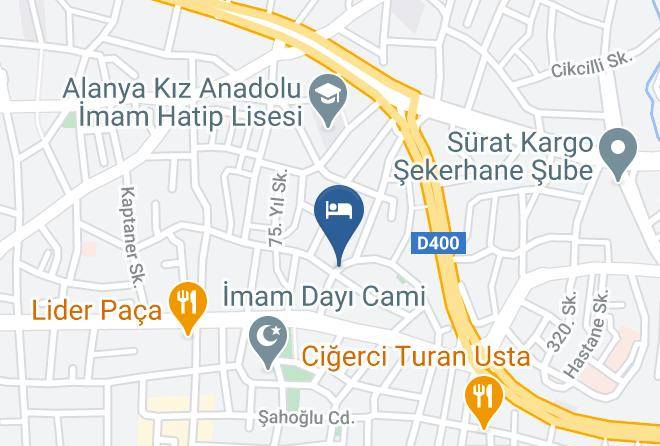 Alanya - Haydar Pera Hotel Maps