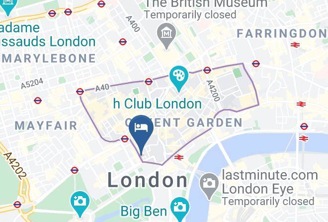London - Haymarket Hotel Maps