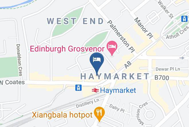 Edinburgh City - Haymarket Hub Hotel Maps