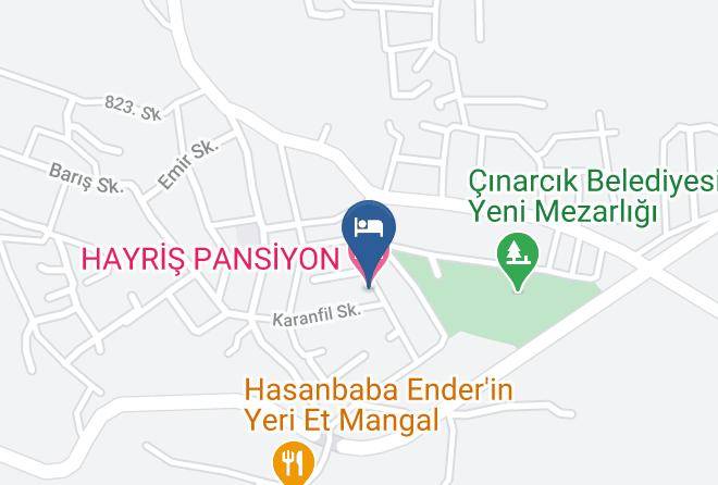 Cinarcik - Hayris Pansiyon Maps