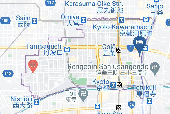 Kyoto City Shimogyo Ward - Hazuki Kyoto Maps