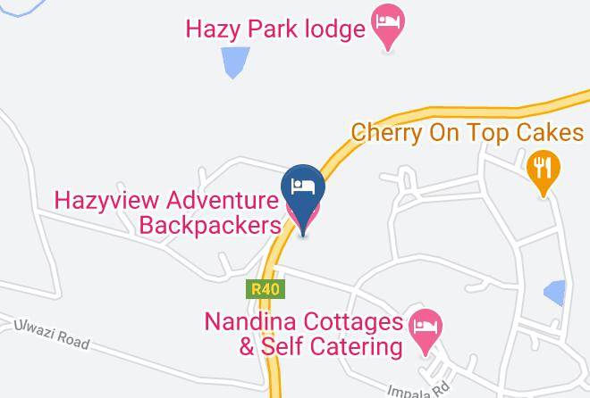 Mbombela - Hazyview Adventure Backpackers Maps