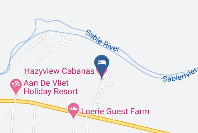 Mbombela - Hazyview Cabanas Maps