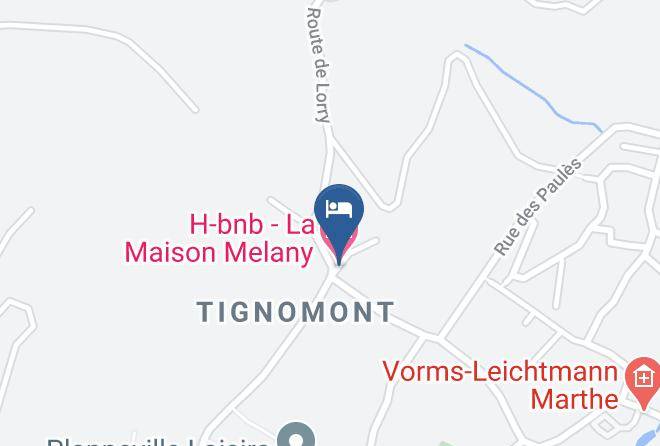 Moselle - H Bnb La Maison Melany Maps