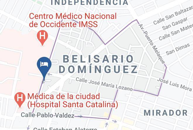 Guadalajara - Hcm Hotel Centro Medico Maps