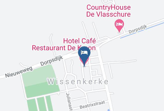 Noord Beveland - Hotel Cafe Restaurant De Kroon Maps