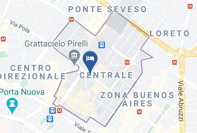 Milan - Hd8 Hotel Milano Maps