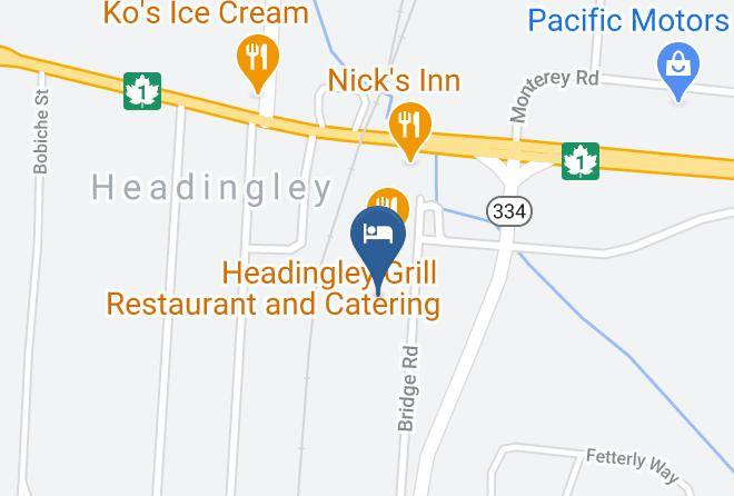 Headingley Hotel Map