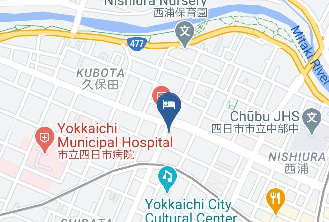 Yokkaichi City - Heal Inn Yokkaichi Maps