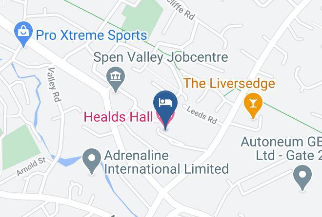 Kirklees - Healds Hall Hotel Maps