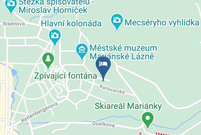 Health Spa Resort Hvezda Map