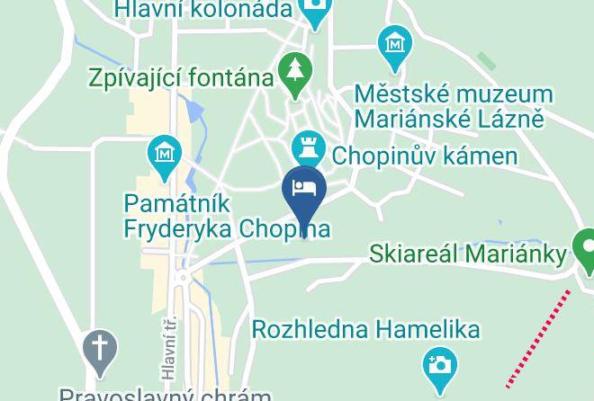 Cheb - Health Spa Resort Nove Lazne Maps