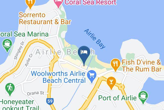 Whitsunday - Heart Hotel And Gallery Whitsundays Maps