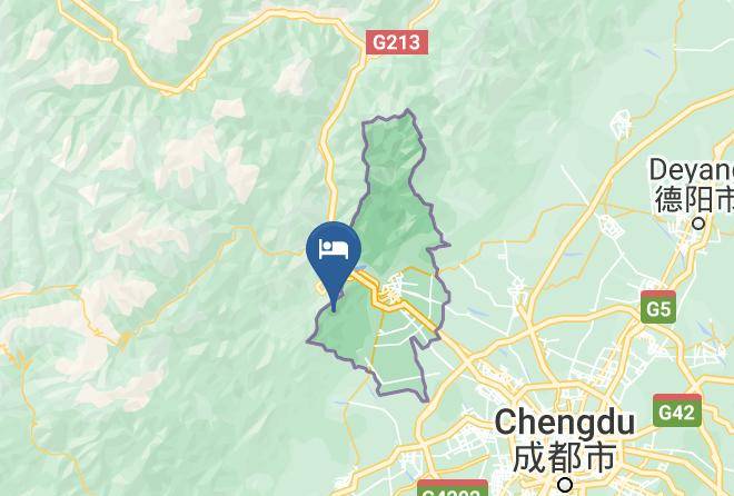 Chengdu - Heart Moon Hotel Castle Peak Mount Qingcheng Maps