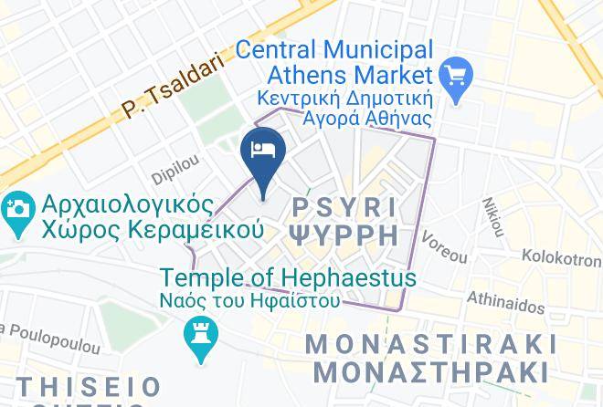 Central Athens - Heart Of Athens Maps