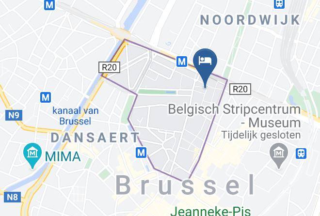 Brussels - Heart Of Brussels B&b Maps