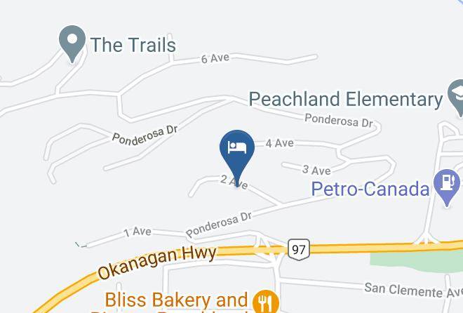 Heart Of Peachland Map