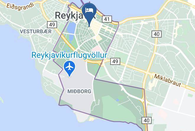 Reykjavik - Heart Of Reykjavik Maps