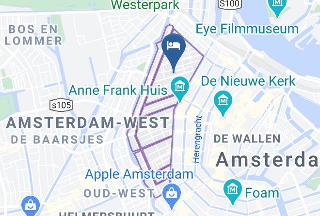 Amsterdam - Heart Of The Jordaan B&b Maps