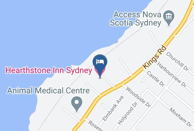 Cape Breton - Hearthstone Inn Sydney Maps