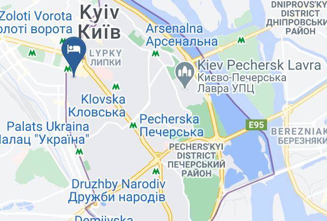 Heart Kiev Hotel Map