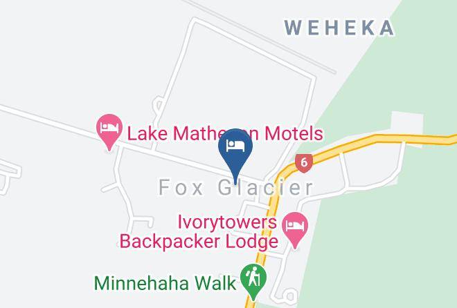 Westland - Heartland Hotel Fox Glacier Maps