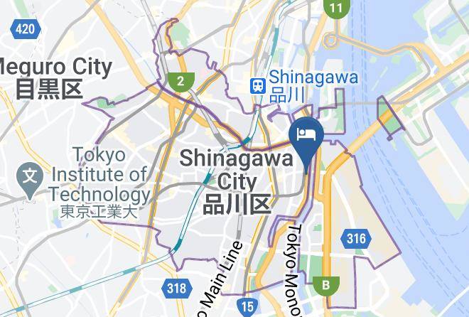 Hearton Hotel Higashishinagawa Map