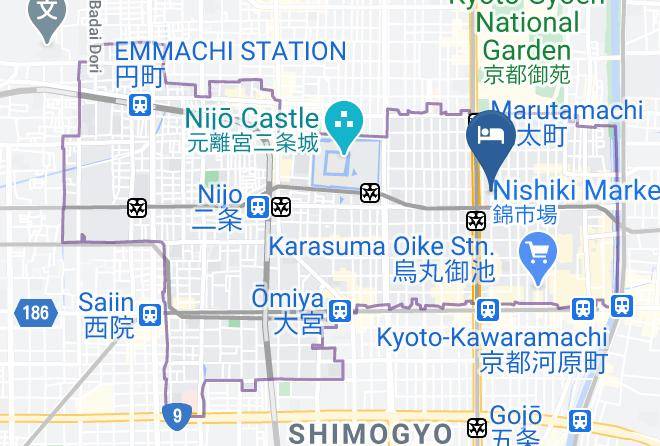 Hearton Hotel Kyoto Map