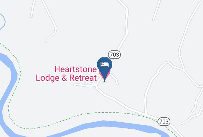 Heartstone Lodge & Retreat Map - Virginia - Rockbridge