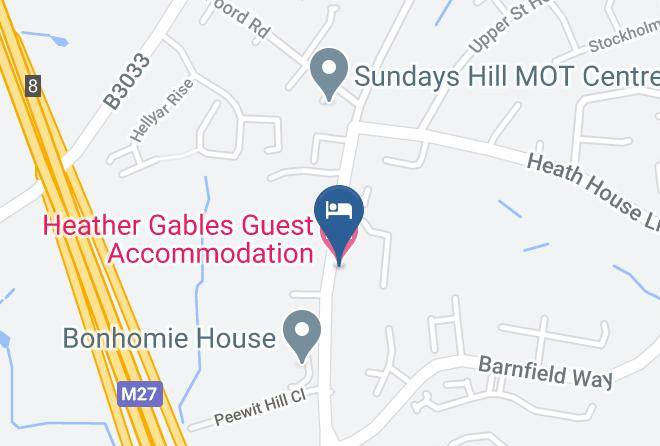 Hants - Heather Gables Guest Accommodation Maps