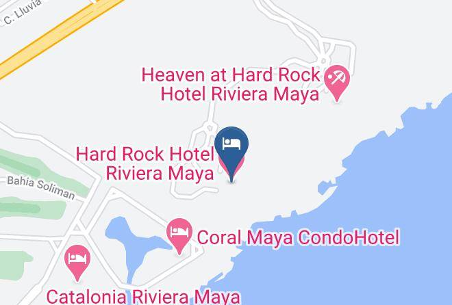 Solidaridad - Hard Rock Hotel Riviera Maya Maps