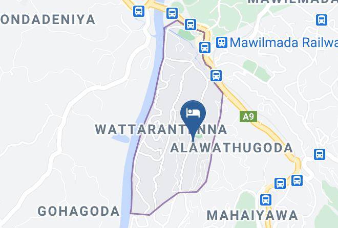 Kandy - Heaven Gates Holiday Resort Maps