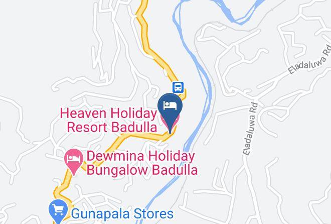 Badulla - Heaven Holiday Resort Badulla Maps