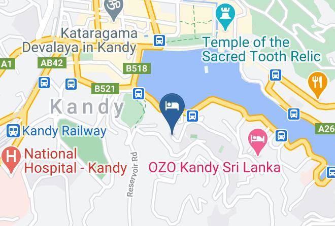 Kandy - Heaven Seven Hotel Kandy Maps