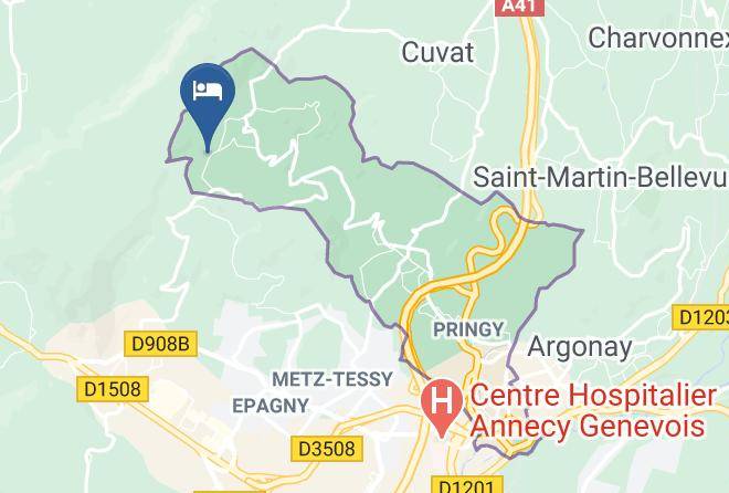 Haute Savoie - Hebergement Annecy Auberge La Ferme De Ferrieres Maps