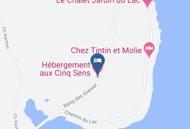 Le Granit Regional County Municipality - Hebergement Aux Cinq Sens Maps