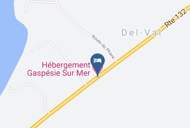 La Haute Gaspesie Regional County Municipality - Hebergement Gaspesie Sur Mer Maps