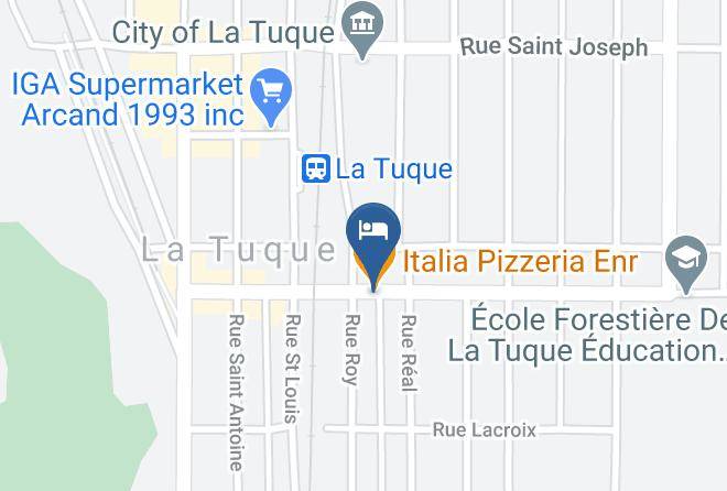 La Tuque - Hebergement Italia Maps