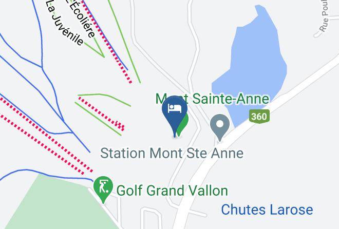 Hebergement Mont Sainte Anne Map